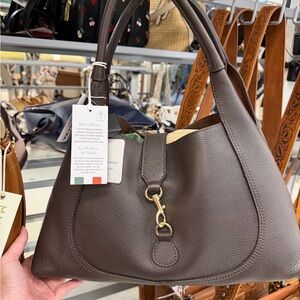 Italian leather Brown Leather bag